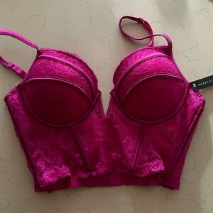 Pink Lace Bustier size M